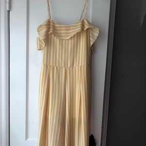 Yellow ankle length romper
